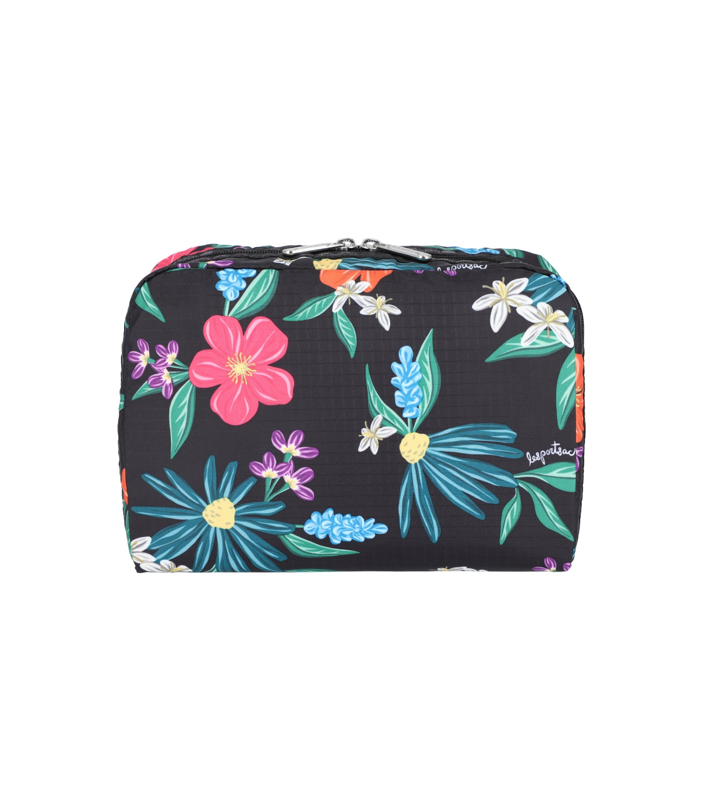 Extra Large Rectangular Cosmetic<br>Wild Flower Watercolor