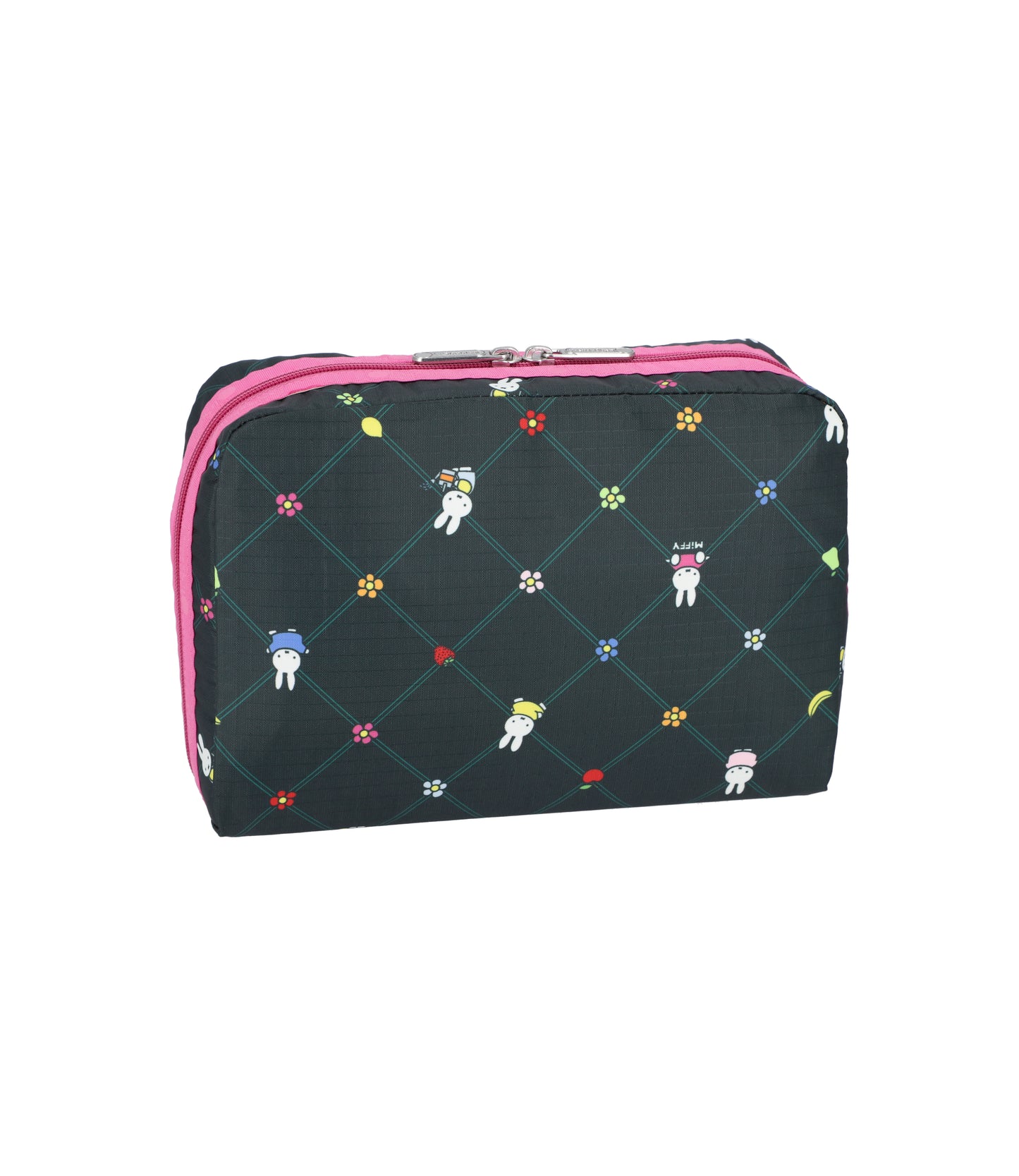 Extra Large Rectangular Cosmetic<br>Miffy Orchard Green/Pink