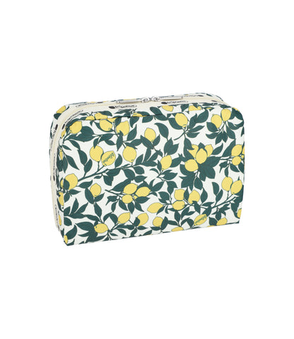 Extra Large Rectangular Cosmetic<br>Lemon Orchard