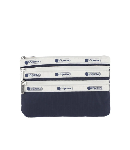 3-Zip Cosmetic<br>Spectator Deep Blue