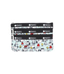 3-Zip Cosmetic<br>Snoopy And Woodstock