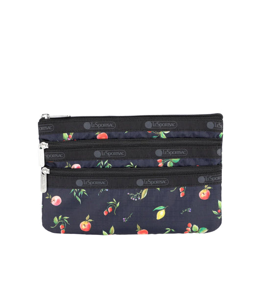 3-Zip Cosmetic<br>Tossed Fruits
