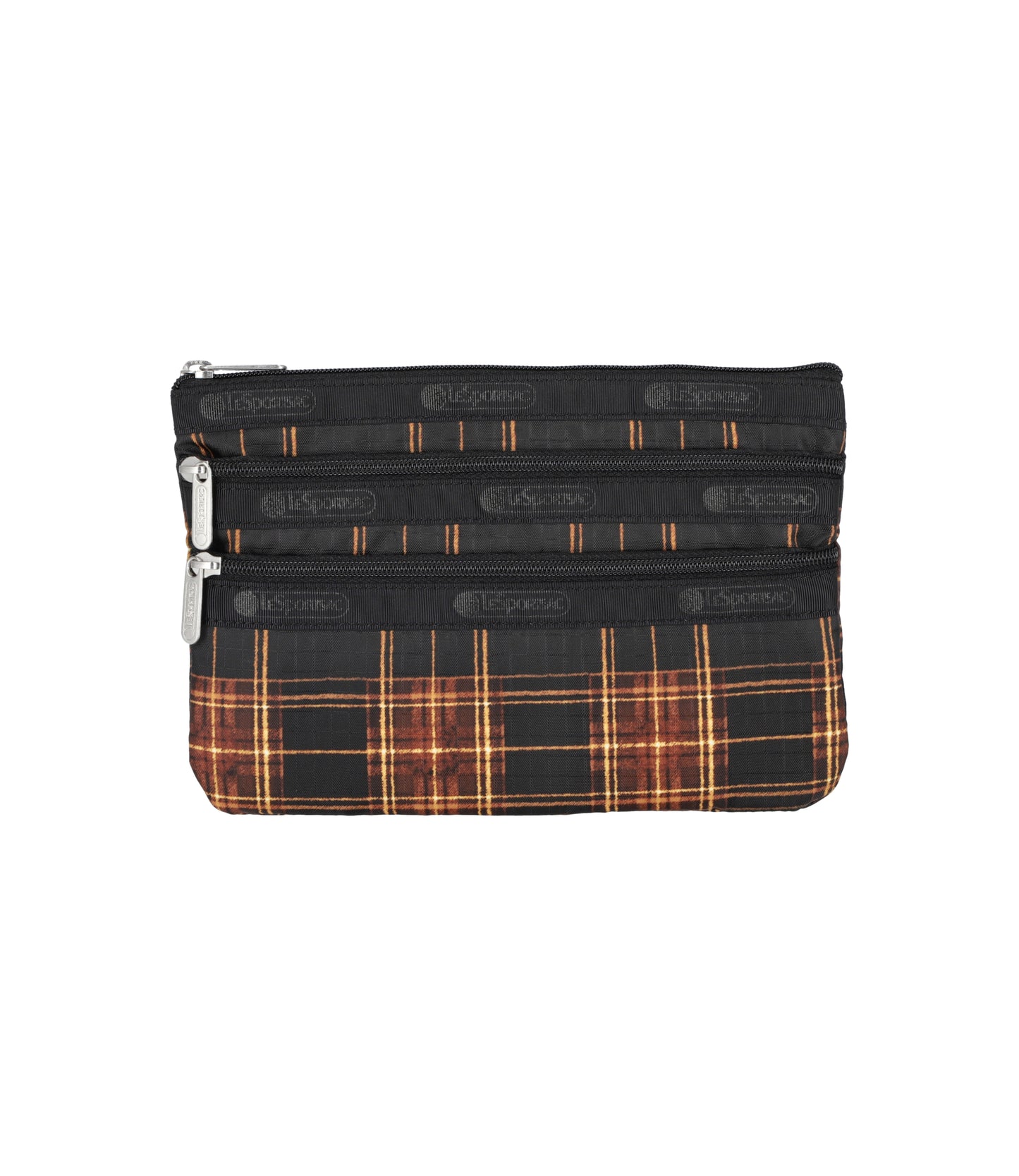 3-Zip Cosmetic<br>Cozy Tartan