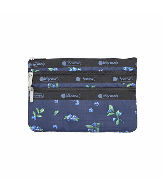 3-Zip Cosmetic<br>Very Berry
