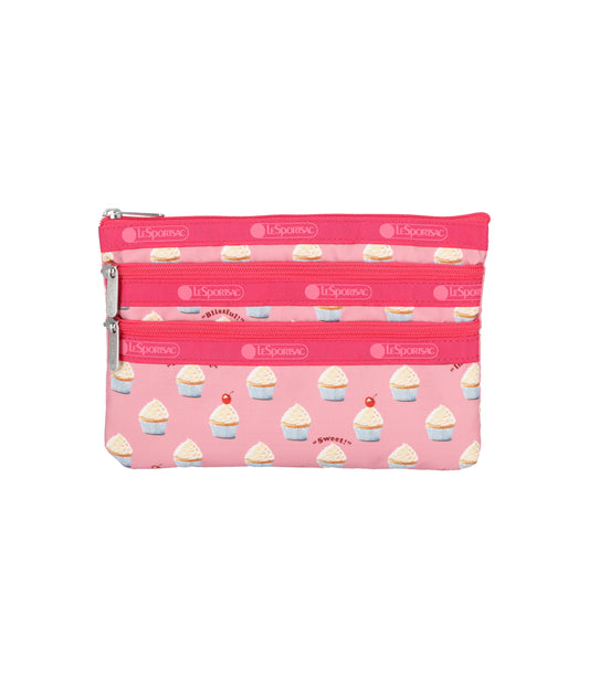 3-Zip Cosmetic<br>Sweet Cupcake Delight