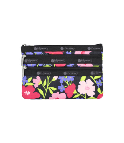 3-Zip Cosmetic<br>Vibrant Blooms