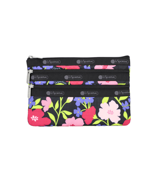 3-Zip Cosmetic<br>Vibrant Blooms