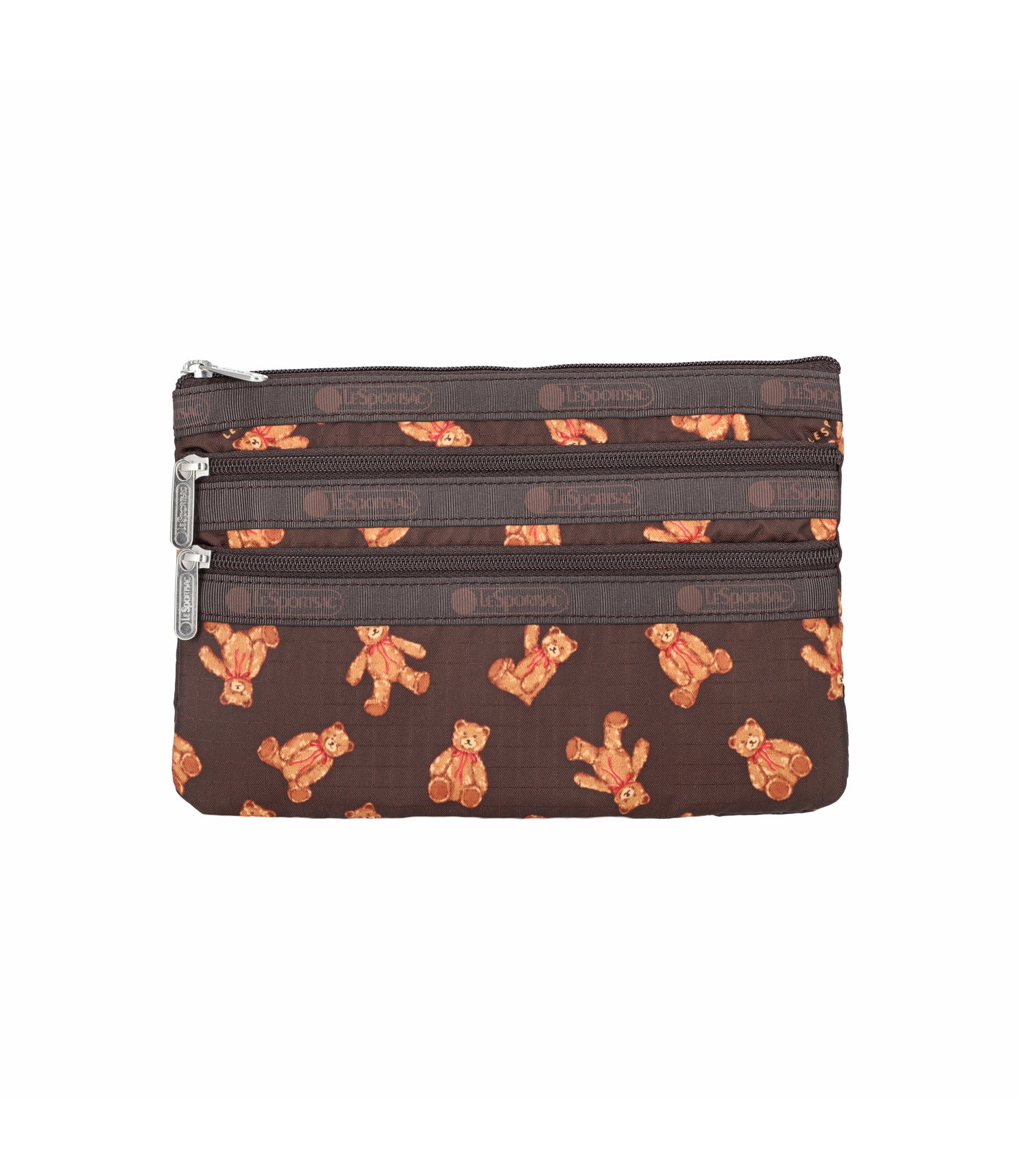 3-Zip Cosmetic<br>Teddy Bear Wonderland