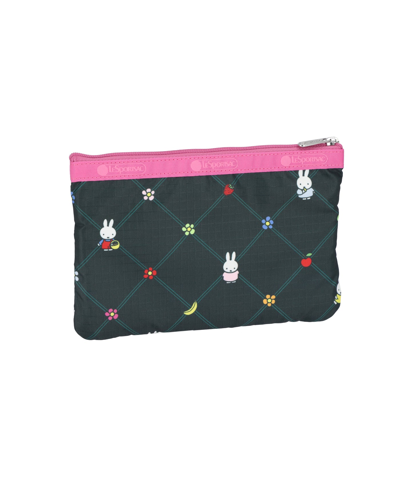3-Zip Cosmetic<br>Miffy Orchard Green/Pink
