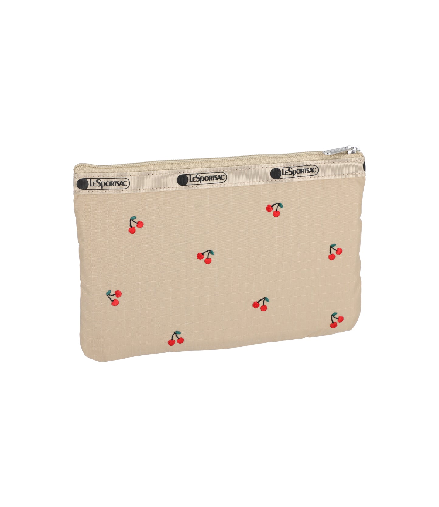 3 Zip Cosmetic<br>Cherry Embroidery