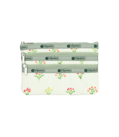 3 Zip Cosmetic<br>Summer Meadow