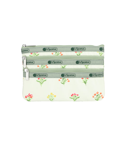 3 Zip Cosmetic<br>Summer Meadow