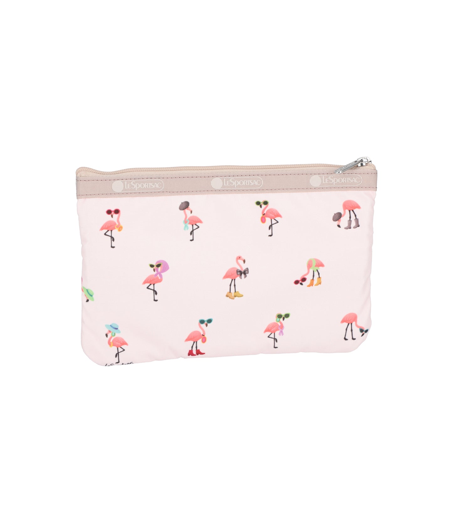 3 Zip Cosmetic<br>Flamingo Party