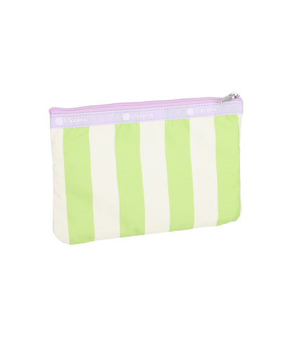 3 Zip Cosmetic<br>Pastel Stripes