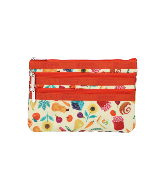 3-Zip Cosmetic<br>Autumn Farmers Market