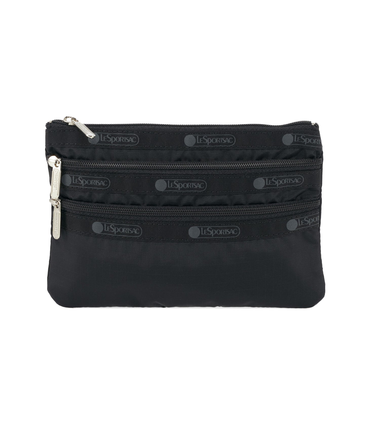 3-Zip Cosmetic<br>Recycled Black