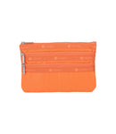 3-Zip Cosmetic<br>Tangerine