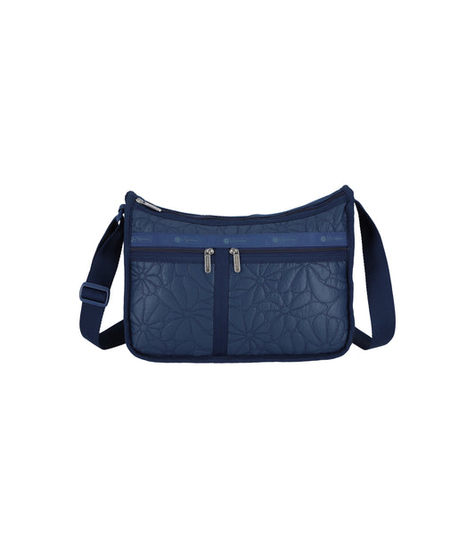 Deluxe Everyday Bag<br>Navy Quilted Blooms