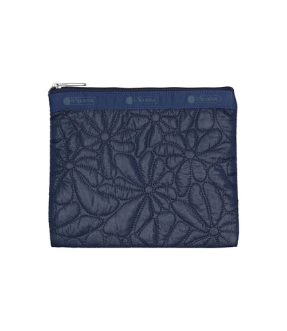 Deluxe Everyday Bag<br>Navy Quilted Blooms