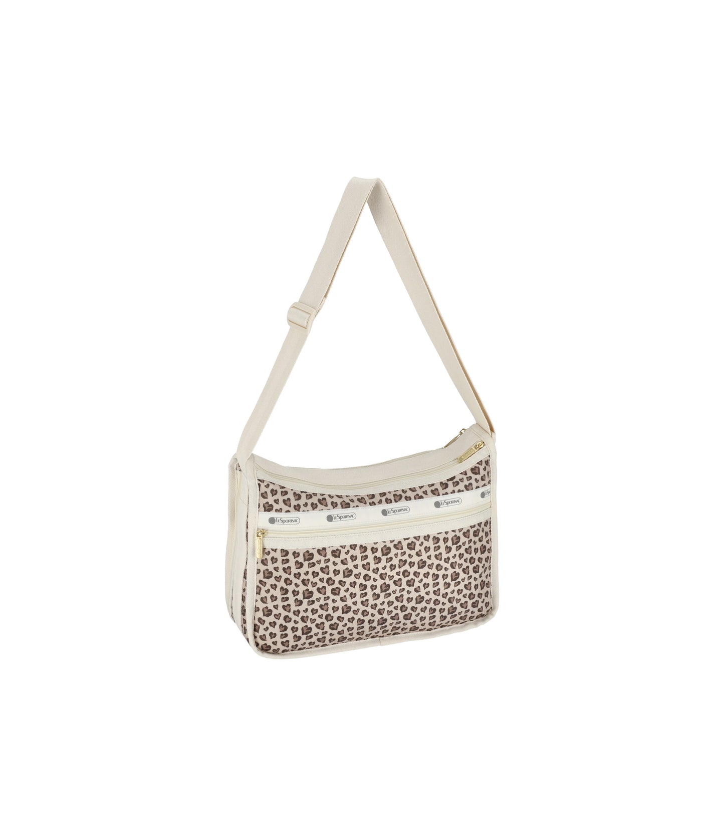 Deluxe Everyday Bag<br>Latte Heart Leopard