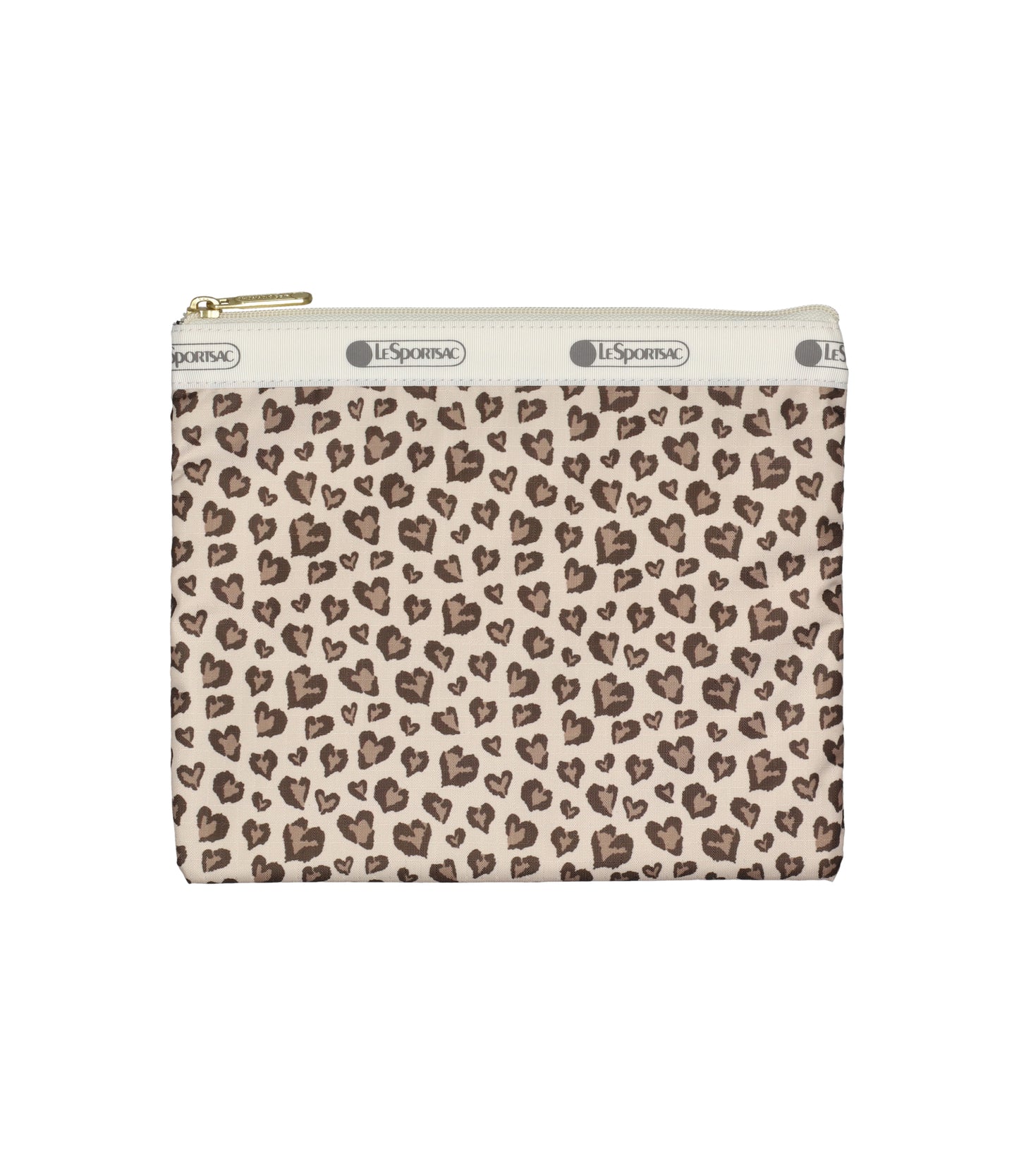 Deluxe Everyday Bag<br>Latte Heart Leopard