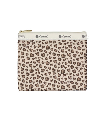 Deluxe Everyday Bag<br>Latte Heart Leopard