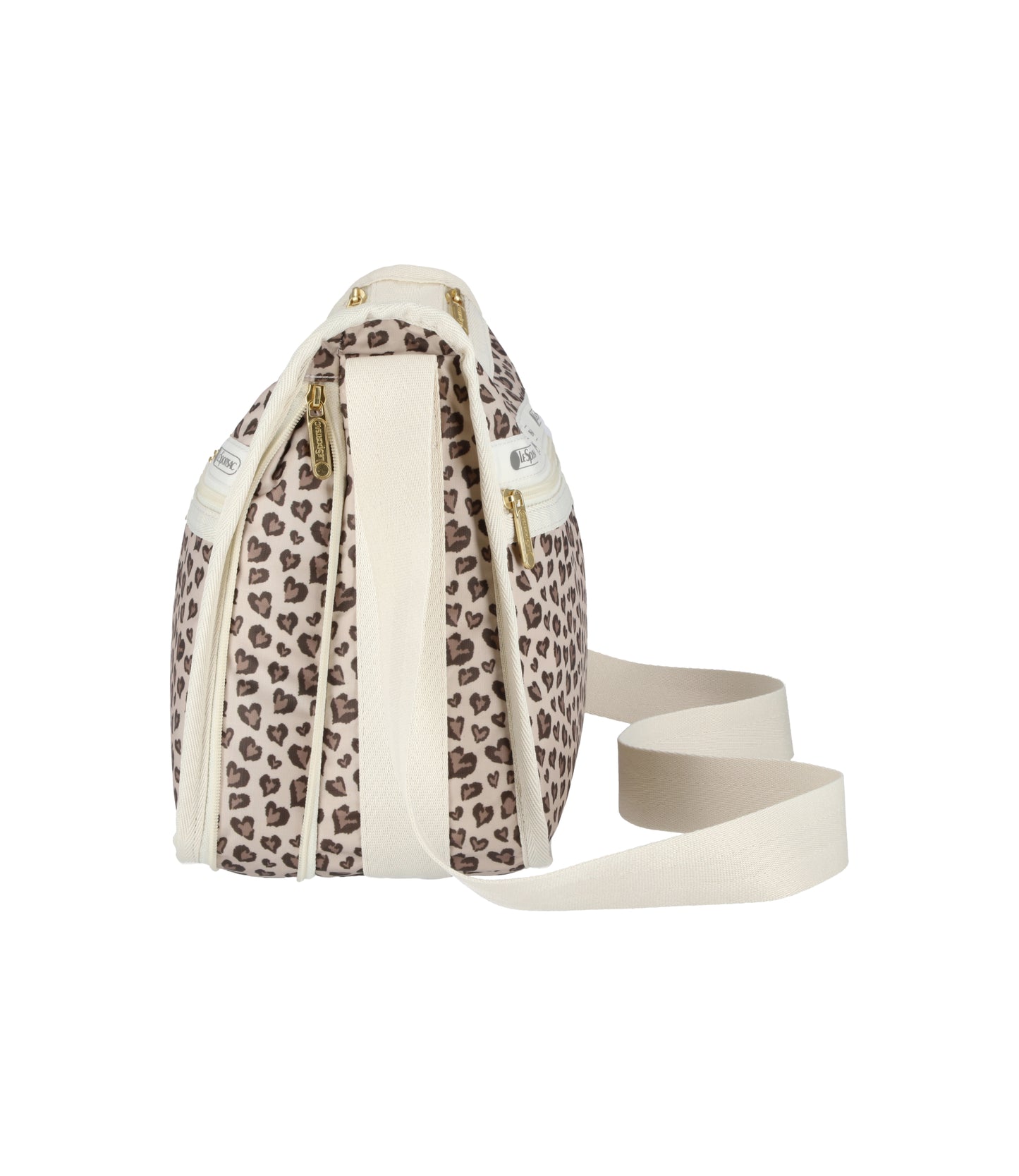 Deluxe Everyday Bag<br>Latte Heart Leopard