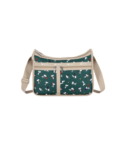 Deluxe Everyday Bag<br>Snoopy and Woodstock Green