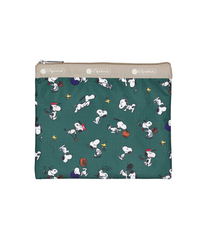 Deluxe Everyday Bag<br>Snoopy and Woodstock Green