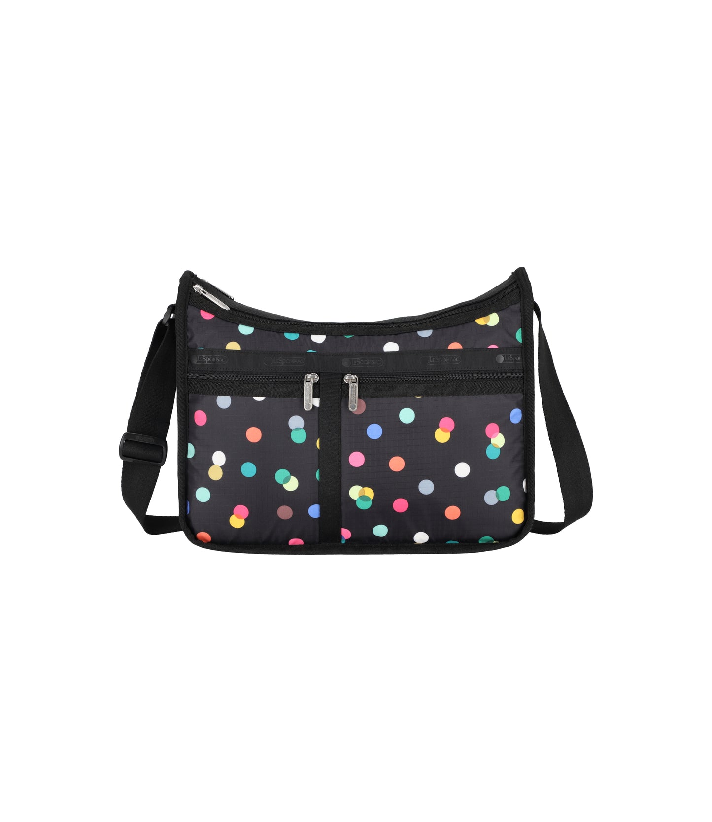 Deluxe Everyday Bag<br>Multicolor Dots Black