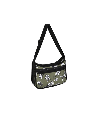 Deluxe Everyday Bag<br>Olive Floral Silhouette