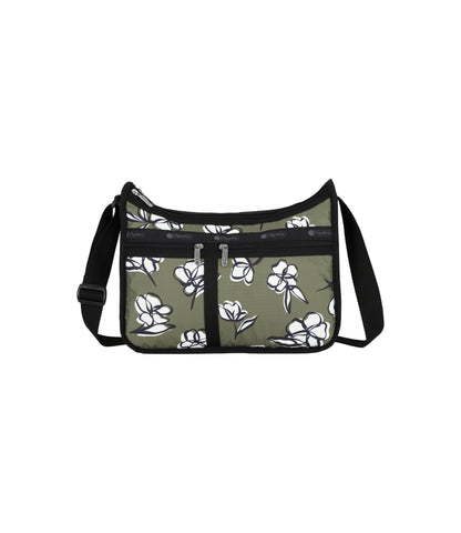 Deluxe Everyday Bag<br>Olive Floral Silhouette