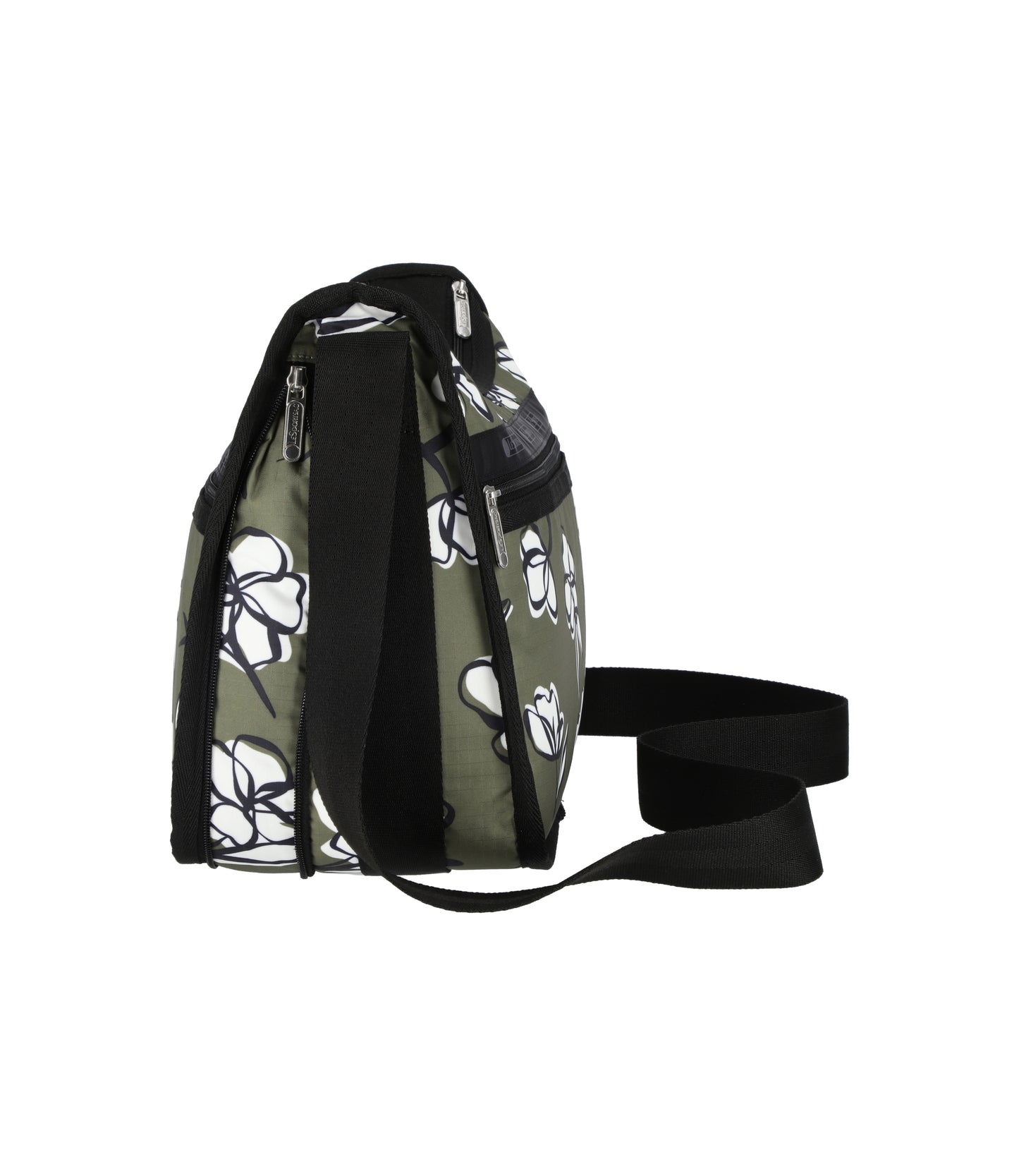 Deluxe Everyday Bag<br>Olive Floral Silhouette