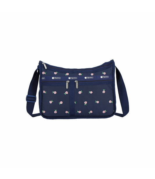 Deluxe Everyday Bag<br>Pink Roses Embroidery