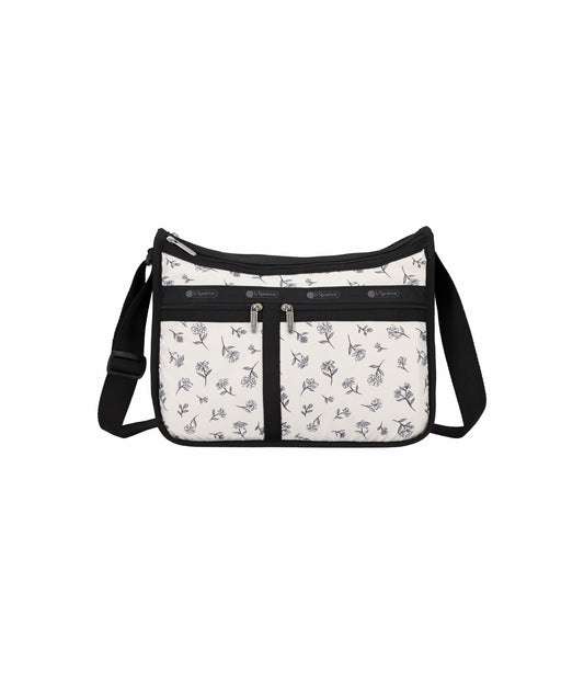 Deluxe Everyday Bag<br>Ink Sketched Floral Ivory
