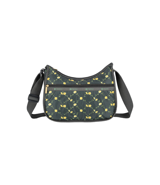 Classic Hobo<br>Daisy Cross Green