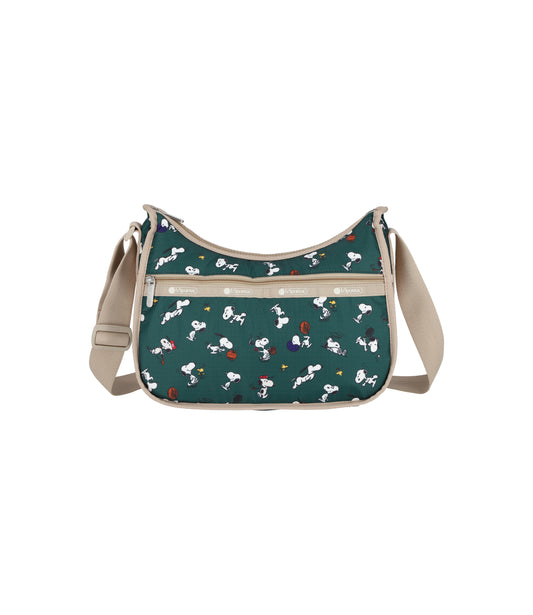 Classic Hobo<br>Snoopy and Woodstock Green