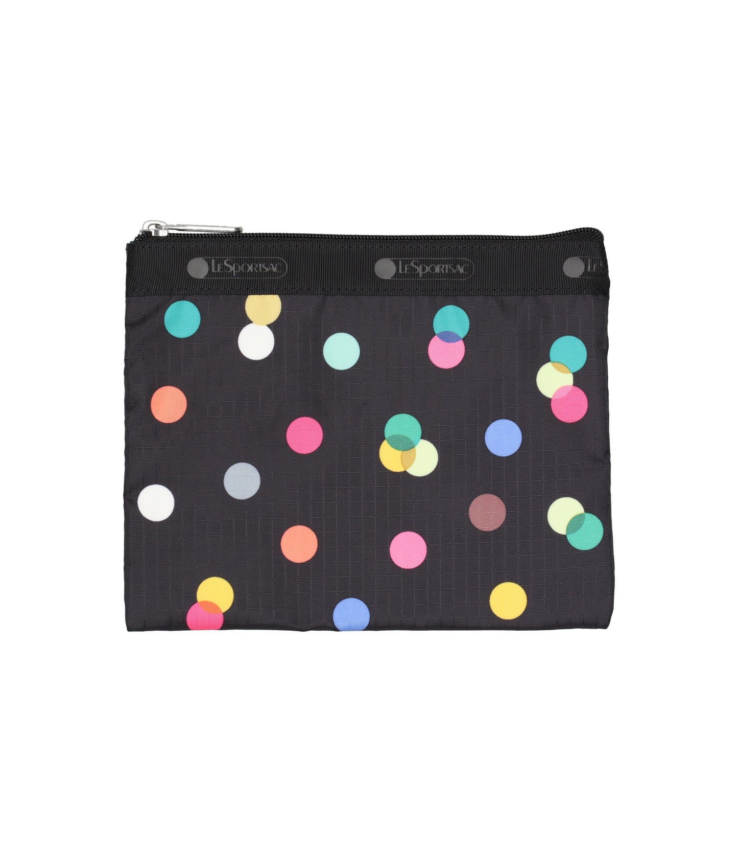 Classic Hobo<br>Multicolor Dots Black