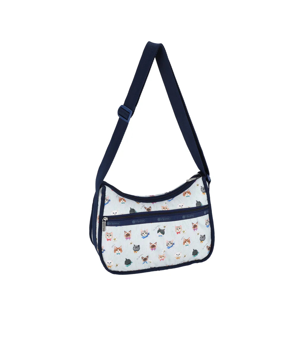 Classic Hobo<br>Playful Cats Sky Blue