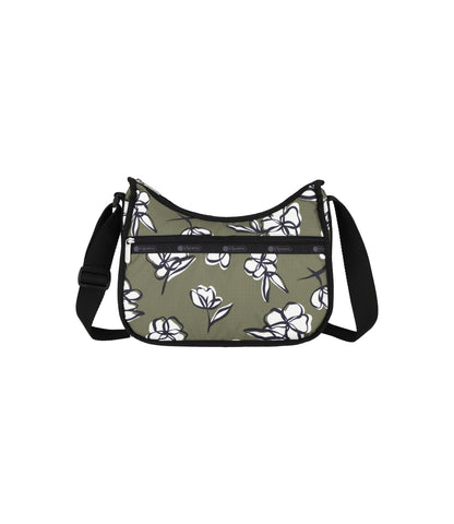 Classic Hobo<br>Olive Floral Silhouette