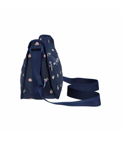 Classic Hobo<br>Pink Roses Embroidery