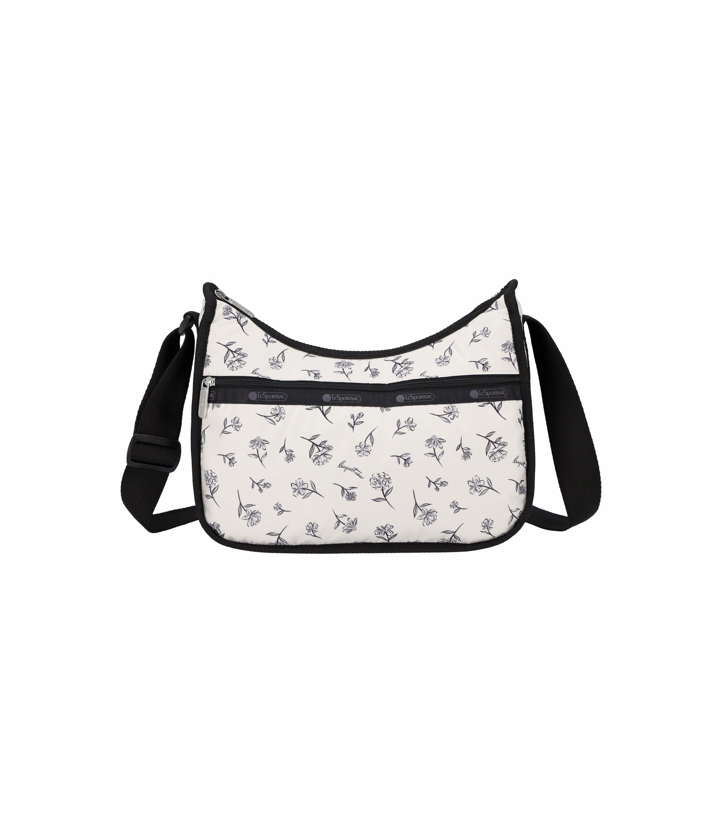 Classic Hobo<br>Ink Sketched Floral Ivory