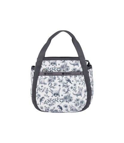 Small Jenni Crossbody<br>Floral Birds And Cats