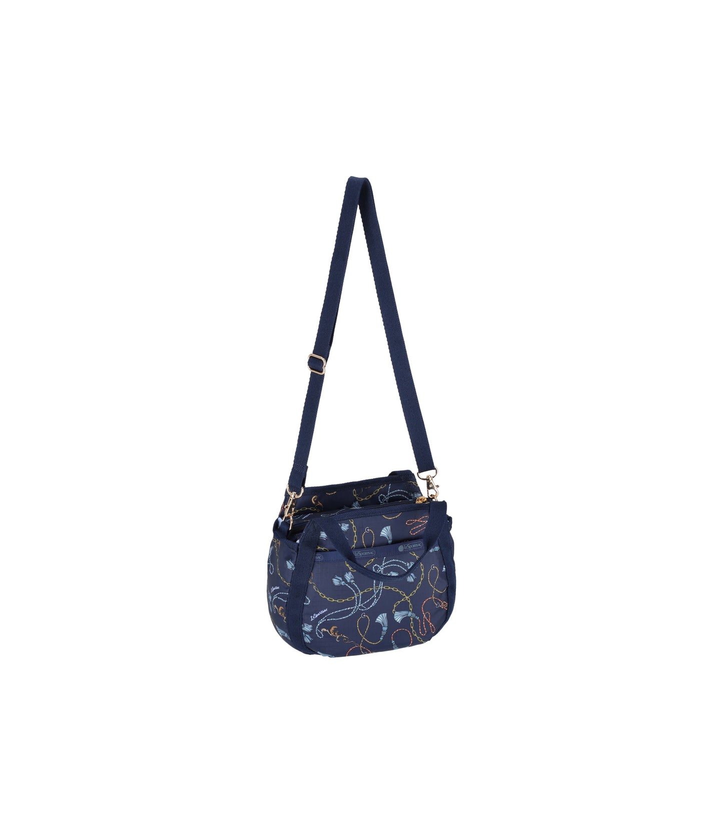 Small Jenni Crossbody<br>Navy Status Chain