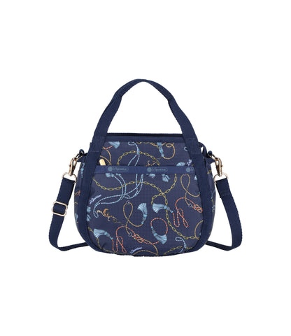 Small Jenni Crossbody<br>Navy Status Chain