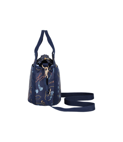 Small Jenni Crossbody<br>Navy Status Chain