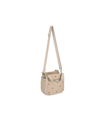 Small Jenni Crossbody<br>Cherry Embroidery