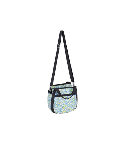 Small Jenni Crossbody<br>Tapestry Flower Blue