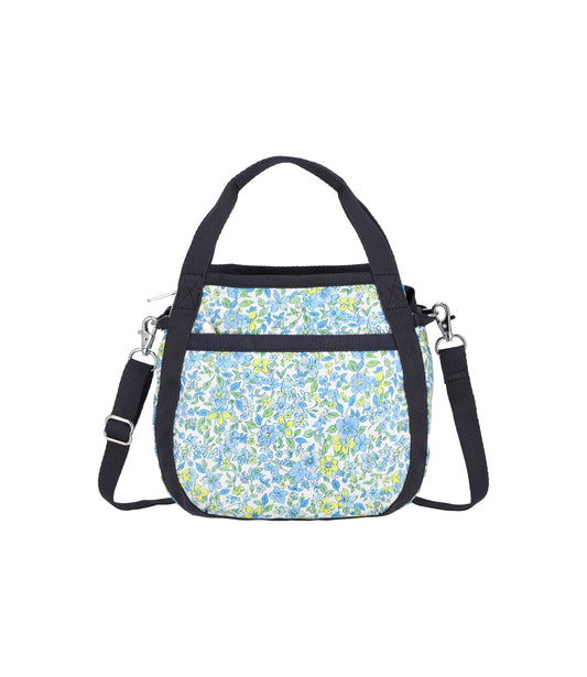 Small Jenni Crossbody<br>Tapestry Flower Blue