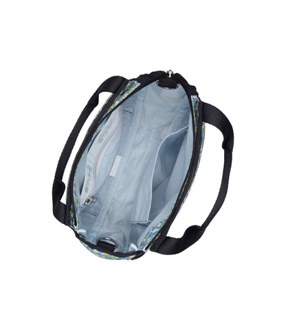 Small Jenni Crossbody<br>Tapestry Flower Blue
